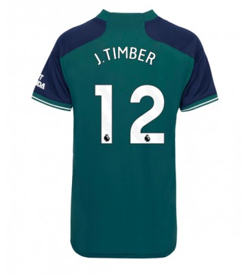 Arsenal Jurrien Timber #12 Tercera Equipación Mujer 2023-24 Manga Corta